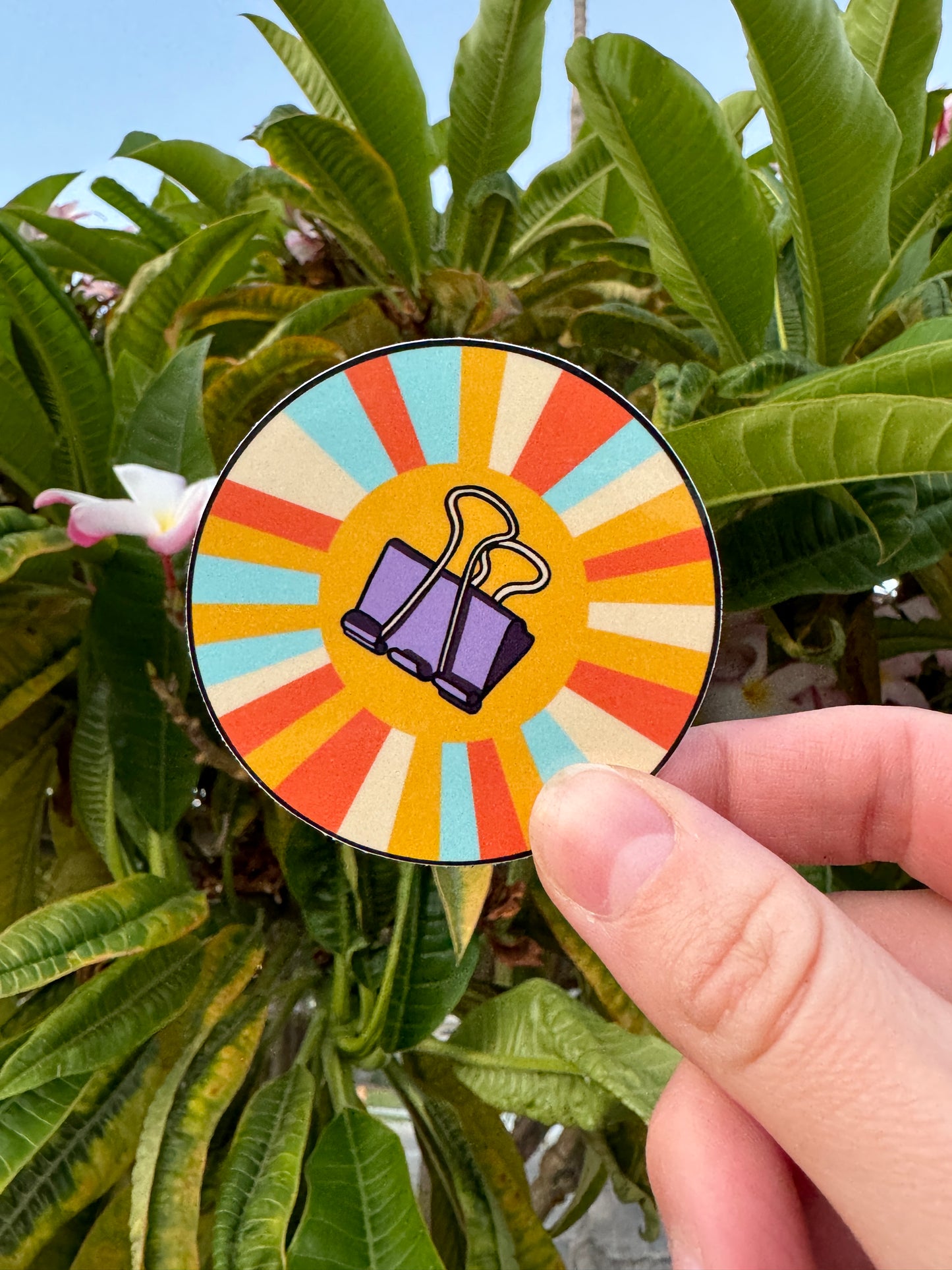 Binder Clip Sticker - 2.5”