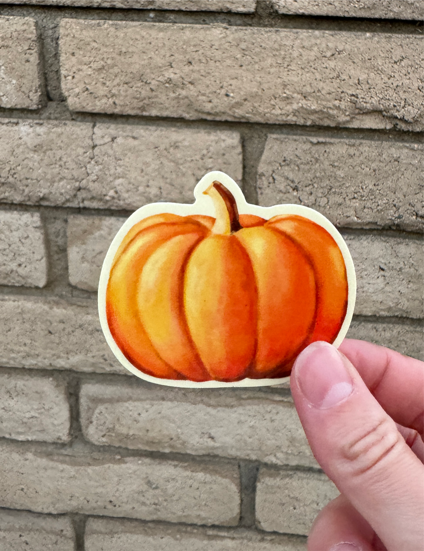 Pumpkin Sticker - 2.5”