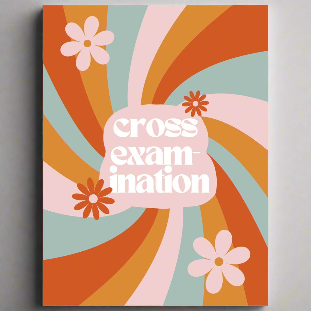 Cross Examination Poster 18x24″ - Premium Matte