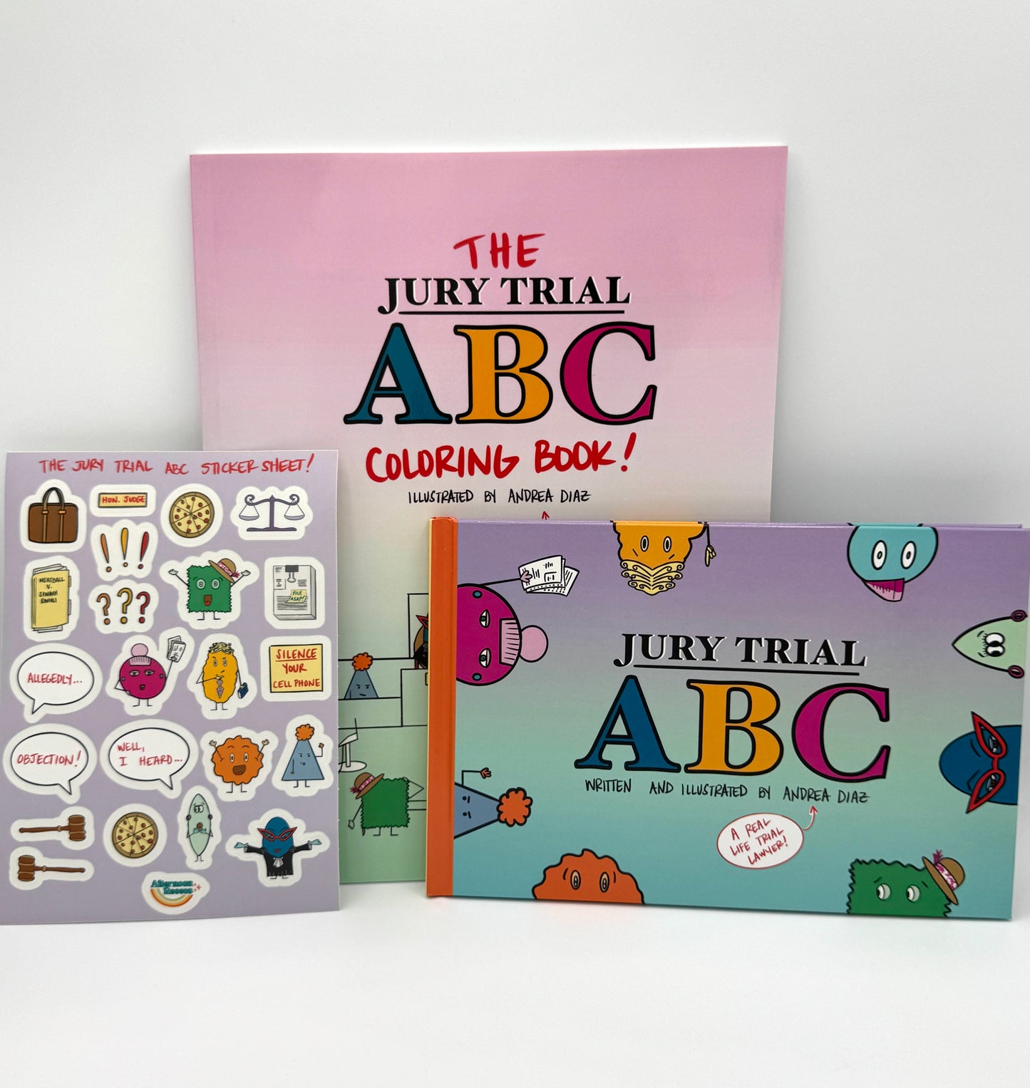 JURY TRIAL ABC and The Coloring Book Misprint Mishap Bundle!