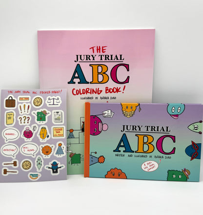 JURY TRIAL ABC and The Coloring Book Misprint Mishap Bundle!