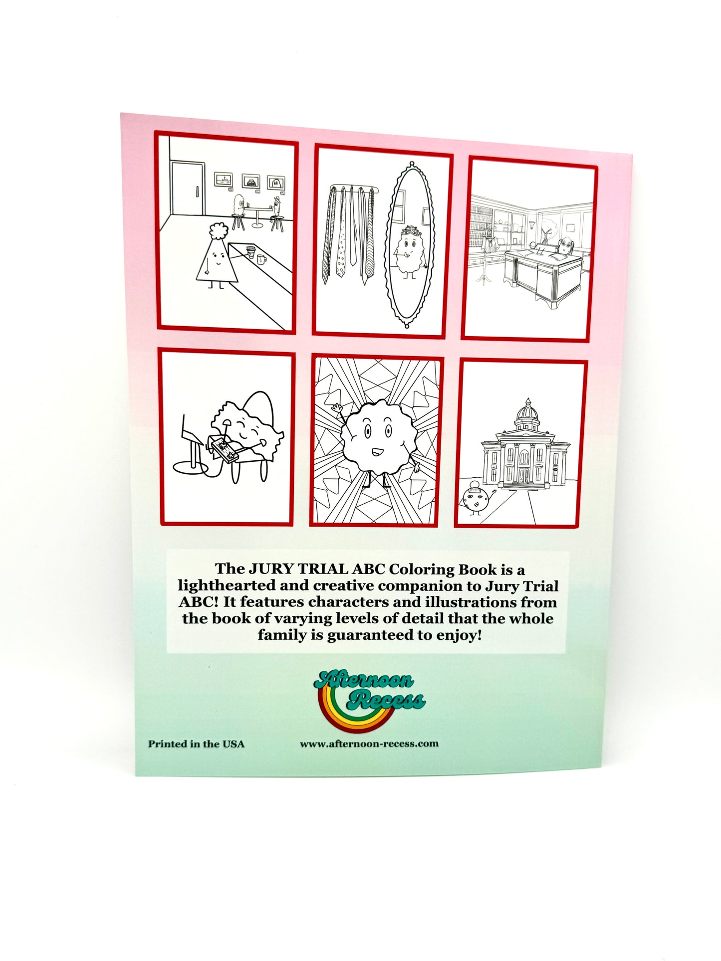 The JURY TRIAL ABC Coloring Book!